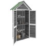 Garden tool shed gray pine wood 89x52.5x175 cm by vidaXL, Sheds - Ref: Foro24-172244, Price: 220,06 €, Discount: %