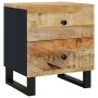 Mesita de noche de madera maciza de mango 40x33x46 cm de vidaXL, Mesitas de noche - Ref: Foro24-345214, Precio: 106,08 €, Des...