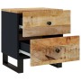 Mesita de noche de madera maciza de mango 40x33x46 cm de vidaXL, Mesitas de noche - Ref: Foro24-345214, Precio: 106,08 €, Des...