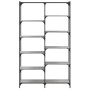 Sonoma gray engineered iron and wood shelving 100x32x170 cm by vidaXL, Bookcases and shelves - Ref: Foro24-832791, Price: 100...