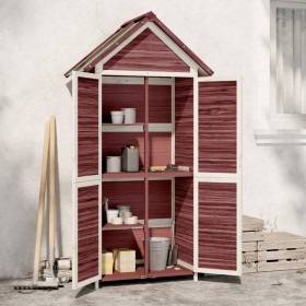 Garden tool shed made of pine wood in mocha color, measuring 89x52.5x175 cm. by vidaXL, Sheds - Ref: Foro24-172245, Price: 23...