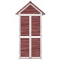 Garden tool shed made of pine wood in mocha color, measuring 89x52.5x175 cm. by vidaXL, Sheds - Ref: Foro24-172245, Price: 23...