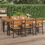 Solid acacia wood garden table 200x100x75 cm by vidaXL, Garden tables - Ref: Foro24-319524, Price: 232,76 €, Discount: %