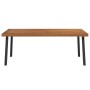 Solid acacia wood garden table 200x100x75 cm by vidaXL, Garden tables - Ref: Foro24-319524, Price: 232,76 €, Discount: %