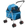 Folding dog stroller blue oxford fabric 76x50x100 cm by vidaXL, pet strollers - Ref: Foro24-172200, Price: 96,96 €, Discount: %