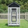 Birdhouse made of solid gray pine wood 91.5x53x170 cm by vidaXL, Feet and bird cages - Ref: Foro24-172253, Price: 161,47 €, D...