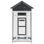 Birdhouse made of solid gray pine wood 91.5x53x170 cm by vidaXL, Feet and bird cages - Ref: Foro24-172253, Price: 161,47 €, D...