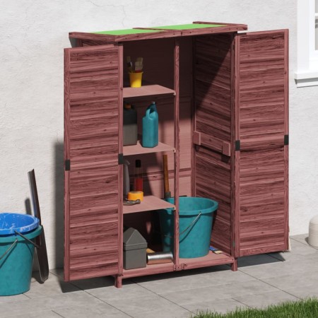 Mocha pine wood garden tool shed 83x57x140cm by vidaXL, Sheds - Ref: Foro24-172242, Price: 190,99 €, Discount: %