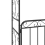 Garden arch with black steel door 108x45x235 cm by vidaXL, Pergolas, arches and garden trellises - Ref: Foro24-319352, Price:...