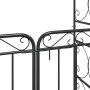 Garden arch with black steel door 108x45x235 cm by vidaXL, Pergolas, arches and garden trellises - Ref: Foro24-319352, Price:...