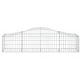 Cesta de gaviones forma arco hierro galvanizado 200x50x40/60 cm de vidaXL, Maceteros y jardineras - Ref: Foro24-153392, Preci...