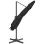 Hanging umbrella with black aluminum pole 400x300 cm by vidaXL, Umbrellas - Ref: Foro24-319920, Price: 216,21 €, Discount: %