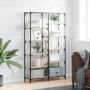 Iron and Sonoma oak wood shelving unit, 100x32x170 cm. by vidaXL, Bookcases and shelves - Ref: Foro24-832789, Price: 104,60 €...