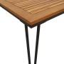 Garden table with U legs solid acacia wood 160x80x75 cm by vidaXL, Garden tables - Ref: Foro24-319520, Price: 201,73 €, Disco...