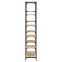 Iron and Sonoma oak wood shelving unit, 100x32x170 cm. by vidaXL, Bookcases and shelves - Ref: Foro24-832789, Price: 104,60 €...