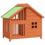 Dog house solid brown pine wood 96x60.5x87 cm by vidaXL, Dog kennels and fences - Ref: Foro24-172267, Price: 124,98 €, Discou...