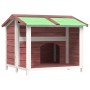 Solid pine wood dog house in mocha color, measuring 96x87x80.5 cm. by vidaXL, Dog kennels and fences - Ref: Foro24-172266, Pr...