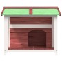 Solid pine wood dog house in mocha color, measuring 96x87x80.5 cm. by vidaXL, Dog kennels and fences - Ref: Foro24-172266, Pr...