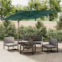 Green double roof hanging parasol 400x300 cm by vidaXL, Umbrellas - Ref: Foro24-319946, Price: 251,66 €, Discount: %