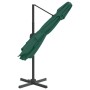 Green double roof hanging parasol 400x300 cm by vidaXL, Umbrellas - Ref: Foro24-319946, Price: 251,66 €, Discount: %