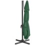 Sombrilla colgante con poste de aluminio verde 400x300 cm de vidaXL, Sombrillas - Ref: Foro24-319914, Precio: 200,34 €, Descu...