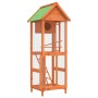 Birdhouse solid brown pine wood 60x58.5x160 cm by vidaXL, Feet and bird cages - Ref: Foro24-172255, Price: 150,32 €, Discount: %