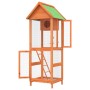 Birdhouse solid brown pine wood 60x58.5x160 cm by vidaXL, Feet and bird cages - Ref: Foro24-172255, Price: 150,32 €, Discount: %