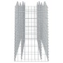 Galvanized iron arch shaped gabion flowerbed 200x50x100cm by vidaXL, Pots and planters - Ref: Foro24-153546, Price: 69,84 €, ...