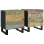 Bedside tables 2 units of recycled solid wood 40x33x46 cm by vidaXL, Nightstands - Ref: Foro24-345213, Price: 160,66 €, Disco...