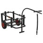 Carrito de pesca de acero negro de vidaXL, Carros e islas - Ref: Foro24-153603, Precio: 92,02 €, Descuento: %