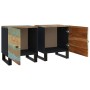 Bedside tables 2 units of recycled solid wood 40x33x46 cm by vidaXL, Nightstands - Ref: Foro24-345213, Price: 160,42 €, Disco...