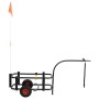 Carrito de pesca de acero negro de vidaXL, Carros e islas - Ref: Foro24-153603, Precio: 92,02 €, Descuento: %