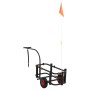 Carrito de pesca de acero negro de vidaXL, Carros e islas - Ref: Foro24-153603, Precio: 92,02 €, Descuento: %