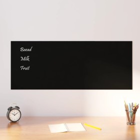 Black tempered glass magnetic wall board 100x40 cm by vidaXL, White boards - Ref: Foro24-347936, Price: 47,58 €, Discount: %