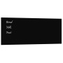 Black tempered glass magnetic wall board 100x40 cm by vidaXL, White boards - Ref: Foro24-347936, Price: 47,58 €, Discount: %