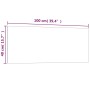 Wandmagnetwand aus schwarzem gehärtetem Glas 100x40 cm von vidaXL, Whiteboards - Ref: Foro24-347936, Preis: 47,58 €, Rabatt: %