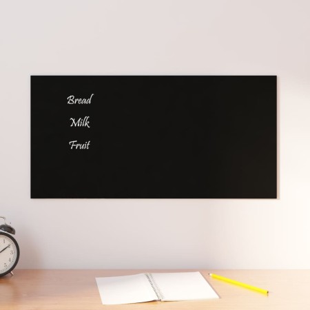 Magnetic black tempered glass wall board 60x30 cm by vidaXL, White boards - Ref: Foro24-347930, Price: 30,83 €, Discount: %