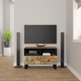 Mueble de TV madera maciza reciclada 70x33x46 cm de vidaXL, Muebles TV - Ref: Foro24-345225, Precio: 130,99 €, Descuento: %