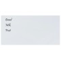 Magnetic white tempered glass wall board 100x50 cm by vidaXL, White boards - Ref: Foro24-347960, Price: 44,25 €, Discount: %