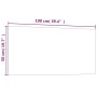 Pizarra magnética de pared vidrio templado blanco 100x50 cm de vidaXL, Pizarras blancas - Ref: Foro24-347960, Precio: 44,25 €...