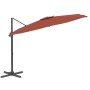 Hanging parasol with terracotta aluminum pole 400x300 cm by vidaXL, Umbrellas - Ref: Foro24-319926, Price: 246,05 €, Discount: %