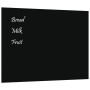 Pizarra magnética de pared vidrio templado negro 80x60 cm de vidaXL, Pizarras blancas - Ref: Foro24-347945, Precio: 37,74 €, ...