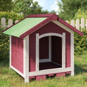 Dog house solid mocha pine wood 65x65x61.5 cm by vidaXL, Dog kennels and fences - Ref: Foro24-172275, Price: 94,99 €, Discoun...