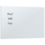 Pizarra magnética de pared vidrio templado blanco 40x30 cm de vidaXL, Pizarras blancas - Ref: Foro24-347948, Precio: 19,87 €,...