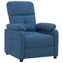 Sillón reclinable de tela azul de vidaXL, Sillones - Ref: Foro24-348285, Precio: 200,07 €, Descuento: %