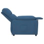 Sillón reclinable de tela azul de vidaXL, Sillones - Ref: Foro24-348285, Precio: 200,07 €, Descuento: %