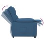 Sillón reclinable de tela azul de vidaXL, Sillones - Ref: Foro24-348285, Precio: 200,07 €, Descuento: %