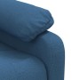 Sillón reclinable de tela azul de vidaXL, Sillones - Ref: Foro24-348285, Precio: 200,07 €, Descuento: %