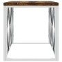 Stainless steel and solid recycled wood coffee table by vidaXL, Coffee table - Ref: Foro24-349965, Price: 89,69 €, Discount: %