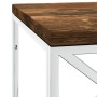 Stainless steel and solid recycled wood coffee table by vidaXL, Coffee table - Ref: Foro24-349965, Price: 89,69 €, Discount: %